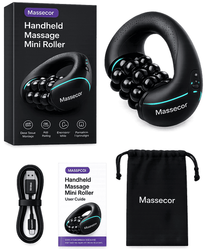 Massecor™ Handheld Massage Mini Roller